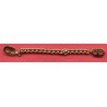 Coat chain hanging loop 9 cm gold/1 pc.