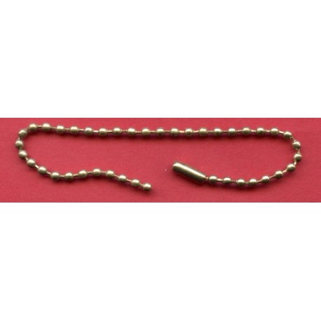 14875 Metal Ball Bead Chains Connector 150/2.5 gold/1 pc.