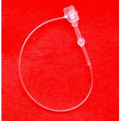 17961Clothing loop-pin transparent /75mm/1000pcs.