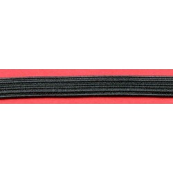 15694 Braided elastic 7 mm black art. 8511130010/1 m