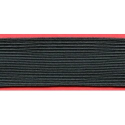 Braided elastic 22 mm black art. 851113030/1 m
