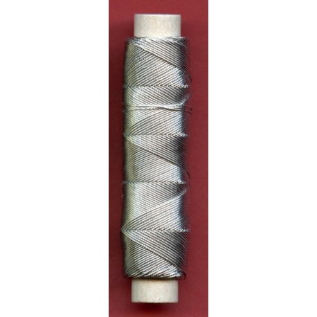 Metalizuotieji siuvinėjimo siūlai "TITANO" sidabriniai/50 m