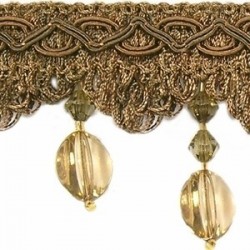 Fringe Trim with Beads TK-431/PE-16/35/1 m