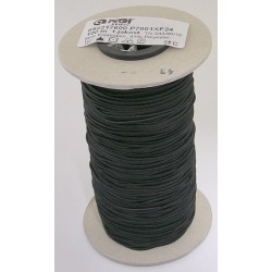15947 Round elastic cord 1.3 mm black/100m