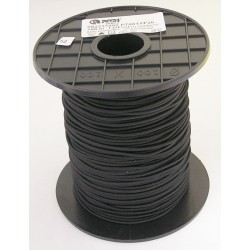 Round elastic cord 2 mm black/100m
