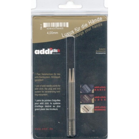 1 pair of needle point for ADDI Click/4.0mm