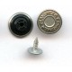 Jeans Button 14 mm Plastic Base "Original Jeanswear", nickel/1 pc.