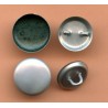 Self-Cover Metal Buttons Size 28" (18 mm) with fixed eye hole/50 pcs.