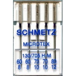 Sharp Needles "MICROTEX" Assorted Sizes 60-80/5 pcs.