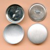 Self-Cover Metal Buttons Size 40" (25 mm) with fixed eye hole/50 pcs.