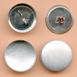 16558 Self-Cover Metal Buttons 40" (25mm) with fixed hook/1000 pcs.
