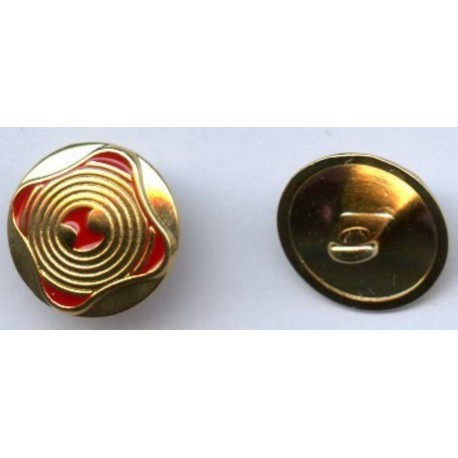 Metallic button-"Shield" 15mm/1pc.