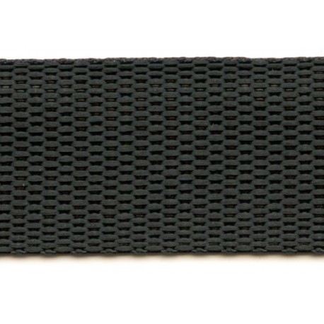 Polypropylene Webbing 20 mm, color 0099 - black/1 m