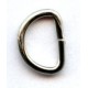 D-ring of steel wire art.10/8/1.6/nickel/1 pc.