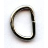 D-ring of steel wire art.10/8/1.6/nickel/1 pc.