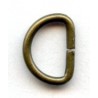 D-rings of steel wire art.10/8/1.6/old brass/100 pcs.