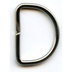 D-ring of steel wire art.25/17/2.5/nickel/1 pc.