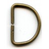 D-ring of steel wire art.25/17/2.5/old brass/1 pcs.