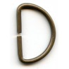 D-ring of steel wire art.30/20/2.8/old brass/1 pc.