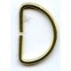 D-ring of steel wire art.30/18/2.8/gold/1 pc.