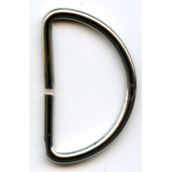 D-ring of steel wire art.40/21/3.5/nickel/1 pc.