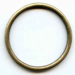 Žiedas lietas 45 mm art.OZK45 žalvaris/1 vnt.