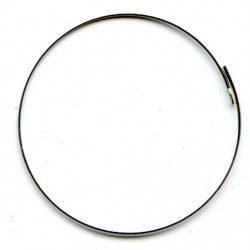 Earring Hoop 36 mm silver plated art. PH2179SP/1pc.