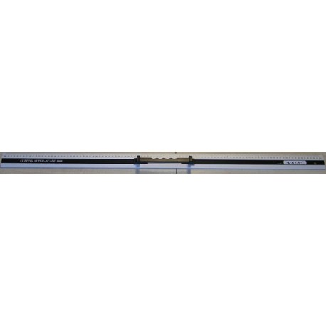 17051 Aliuminė liniuotė su rankena 100 cm
