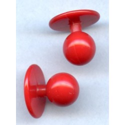 Plastic Chef Coat Stud Button Round Movable 18mm/1 pc.