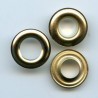 Eyelets with Washer 10 mm art.10P steel, gold/50 pcs.