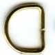 D-ring of steel wire 16/13/2.0/gold/1 pc.