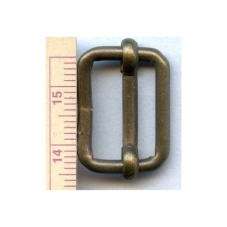 Strap Slider RE16/10/2.5/old brass/1pc.