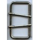Double Prongs Metal Roller Buckle art.RY 70/35/5.5 mm, nickel/1pc.