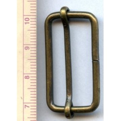 15030 Slider of steel wire RE30/14/2.5 old brass/1 pc.
