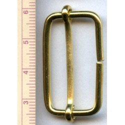 17432 Slider of steel wire RE30/14/2.5 gold/1 pc.
