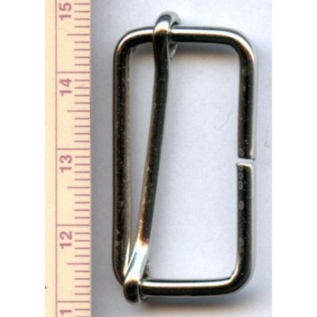 Slider of steel wire RE30/14/2.5 nickel/1 pc.