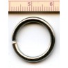 Žiedas iš plieninės vielos 15/2.5 mm nikelis/20 vnt.