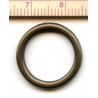 Welded Round Ring 15mm Old Brass  colorart. OZK15/20 pcs.