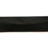 Užlyginta klijuota odinė juostelė 15 mm juoda/1 m
