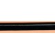 Faux Leather Piping Trim 2mm black lacquered/1 m