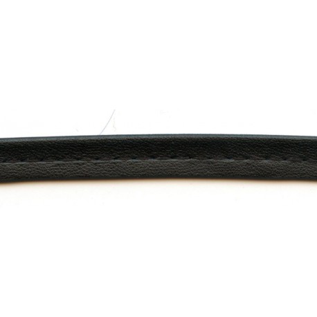 16410 Dirbtinės odos kantelis be virvutės juodas/1 m