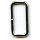 Steel Wire Loops Rectangle 20x8x2.0 mm/nickel/10 pcs.