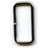 Steel Wire Loops Rectangle 20x8x2.0 mm/nickel/1 pc.