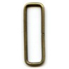 Steel Wire Loops 40/11/2.5/old brass/10 pcs.