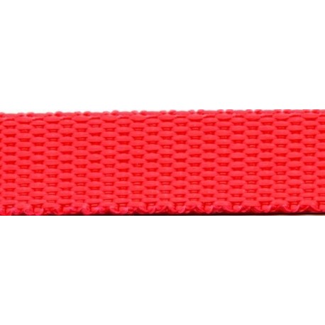 Polypropylene Webbing 25 mm color 1340 - red/1 m