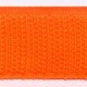 Kibi juosta 25 mm šiurkšti pusė oranžinė/1m