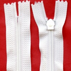 13078 Nylon Zipper for Bedclothes 55 cm white/1 pc.