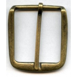 18571 Single Prong Belt Buckle KLZ111/35/old brass/1 pc.