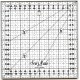 Quilting ruler, 160x10 mm, metric scale, black art.1616