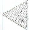Quilting ruler imperian version 9.1/4"x8" (235x302 mm), scaled in inches, black art. ET 608